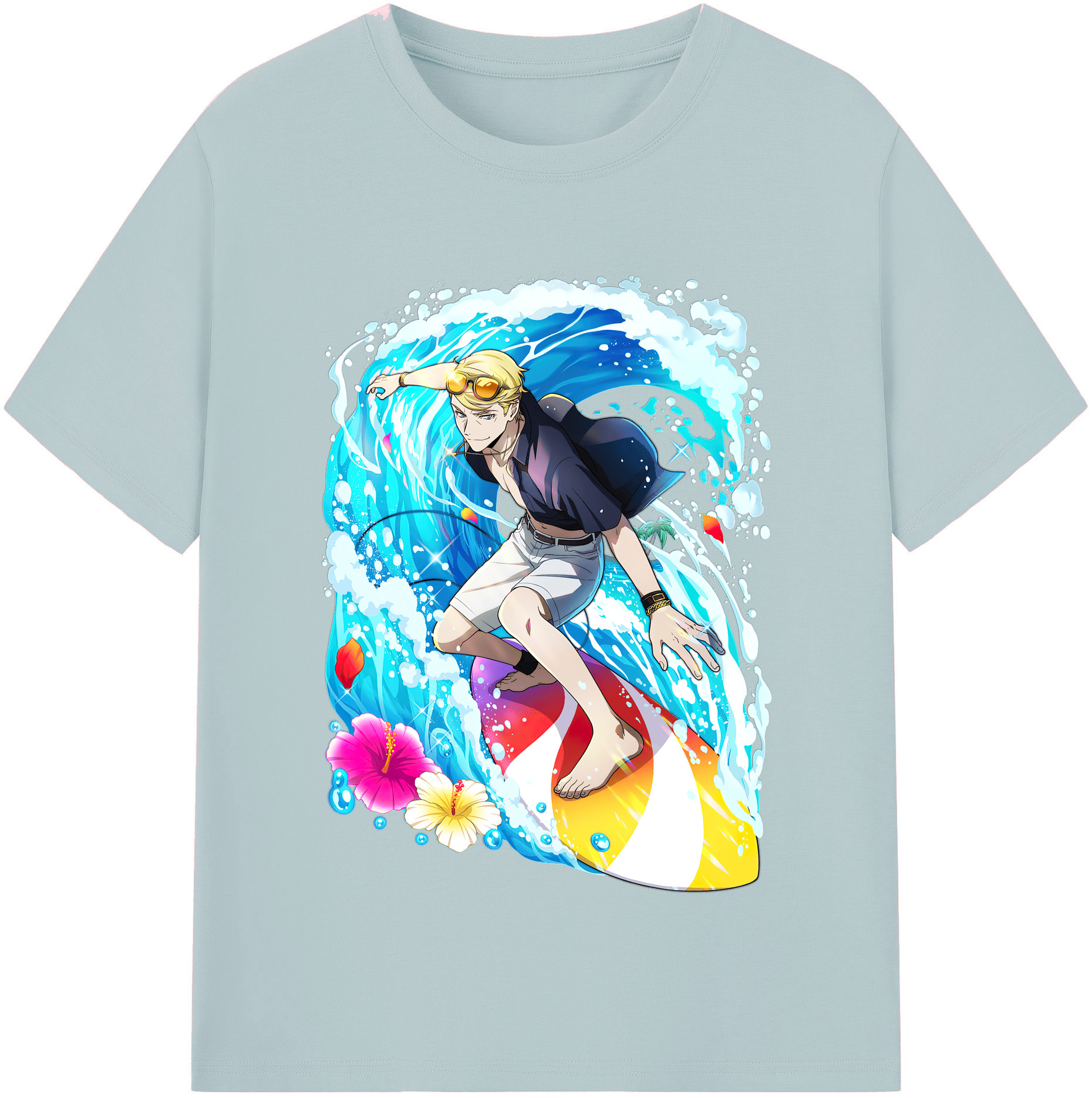 （画像用） 文豪ストレイドッグス Bungo Stray Dogs 綿100％半袖Tシャツ（フロントプリント）